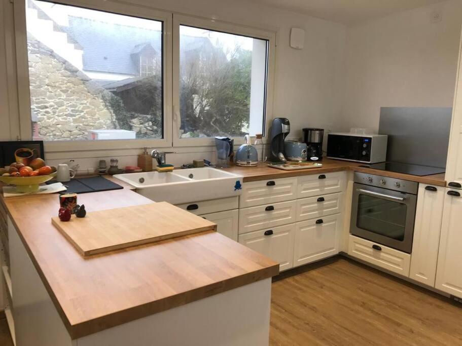 Maison Sur La Cote Des Legendes 4P Porspoder Esterno foto
